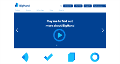 Desktop Screenshot of bighand.com