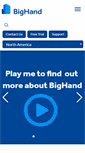 Mobile Screenshot of bighand.com